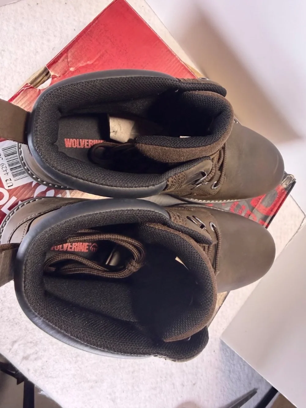 Wolverine Floorhand W10633 Mens 12 EW Steel Toe Waterproof Work Boots Brown NIB